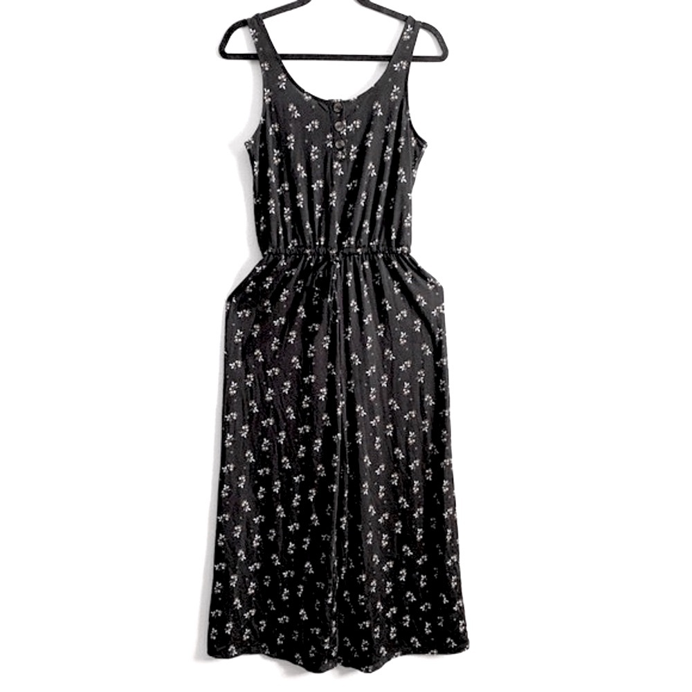 Wallflower Sleeveless Floral Print Jumpsuit